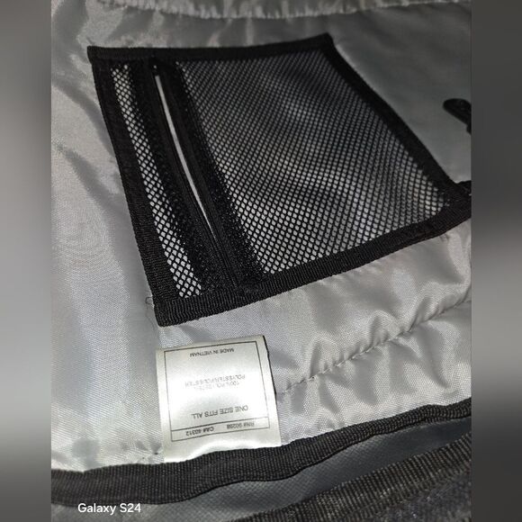 Adidas Vtg Spell Out Striped Load Spring Slingback Soccer Ball Holder Bag - Picture 13 of 14